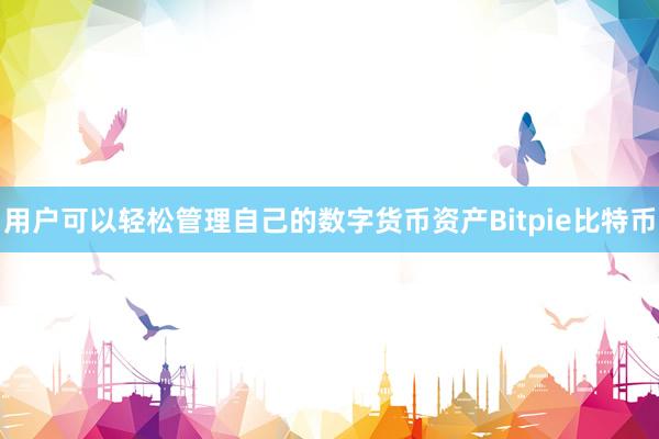 用户可以轻松管理自己的数字货币资产Bitpie比特币